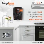 AquaX Vista pro ro water purifier for home 12 litres ro