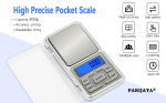 Digital Mini Digital Pocket Weight Scale 200gm Weighing Machine, 0.01 to 200 G, Gold Weight Scale for Kitchen Jewellery