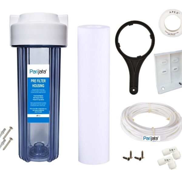Parijata Transparent Prefilter Housing with PP Spun filter