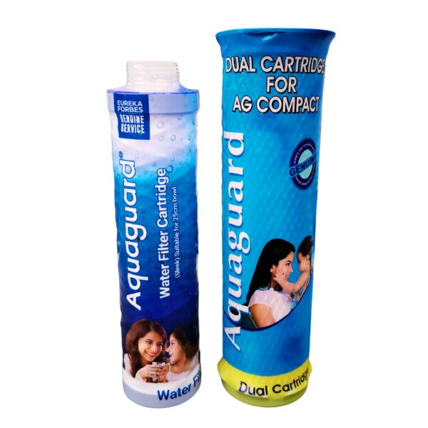Aquaguard Dual Compact Block filter and Mlt 9 inch Sediment Filter for Purifier