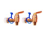 Copper Color Plastic Tap for Kent RO and Aqua assembled RO Systems (Pack of 2pc)