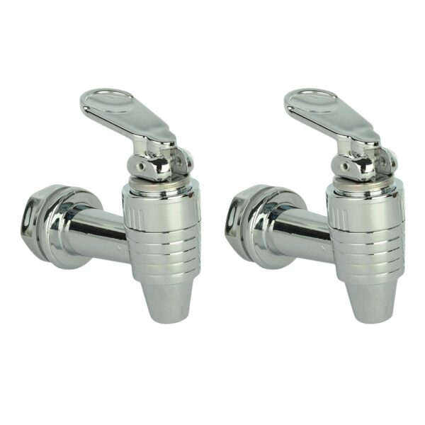 Silver Color Plastic Tap for Kent RO and Aqua assembled RO Systems (Pack of 2pc)