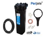 Parijata Black Color Plastic Prefilter Housing Kit for RO Water Purifier