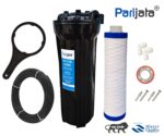 Parijata Black Color Plastic Prefilter Housing Kit for RO Water Purifier