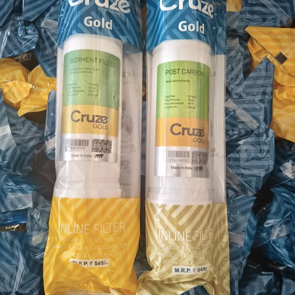 CRUZE GOLD Sediment filter and Carbon Filter