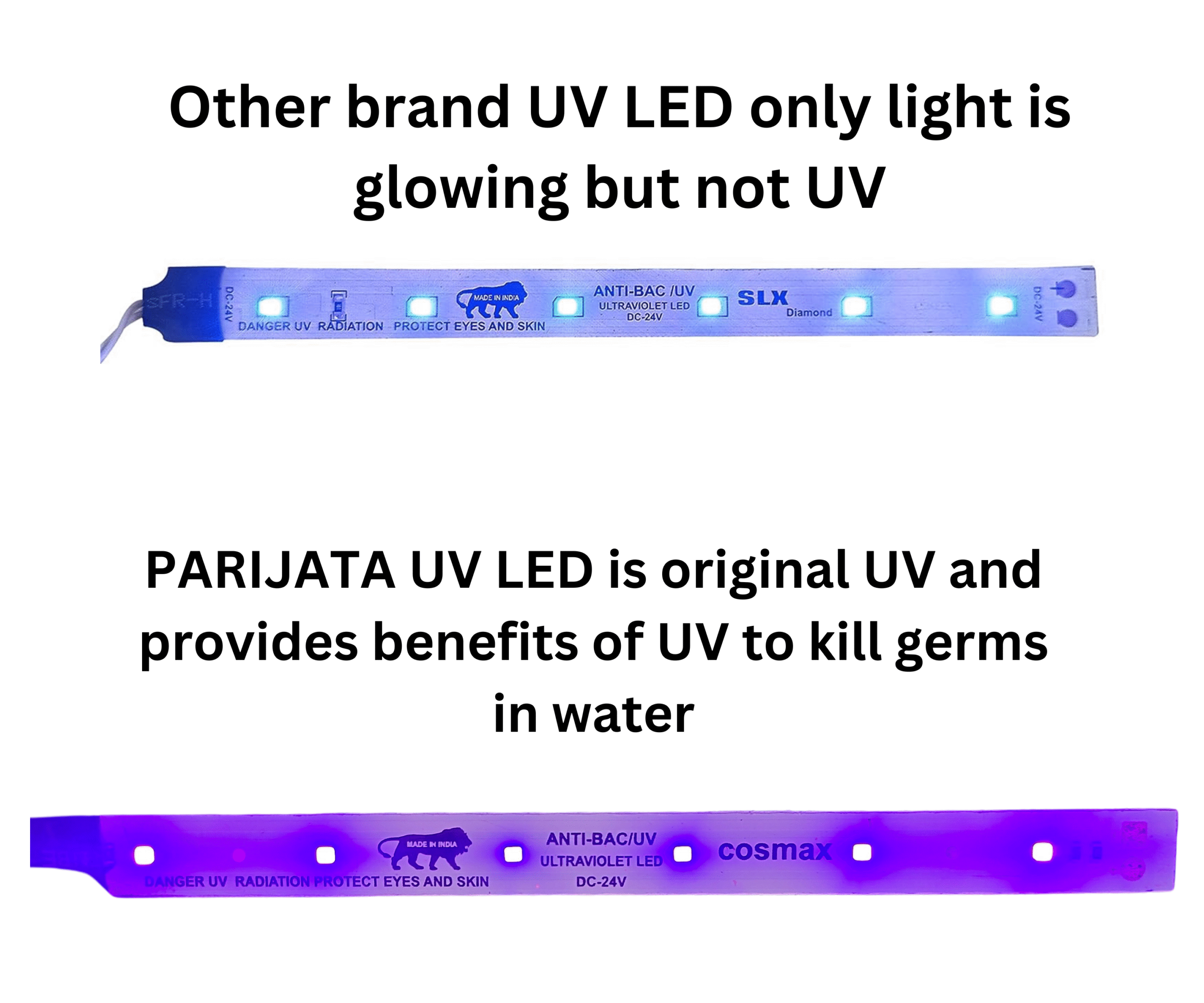 uv led quality difference for ro