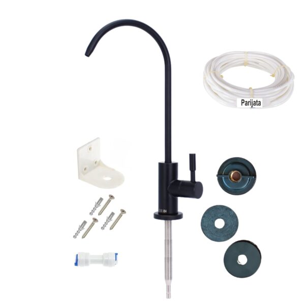 Parijata Black color Undersink RO Faucet Tap for RO Water Purifier