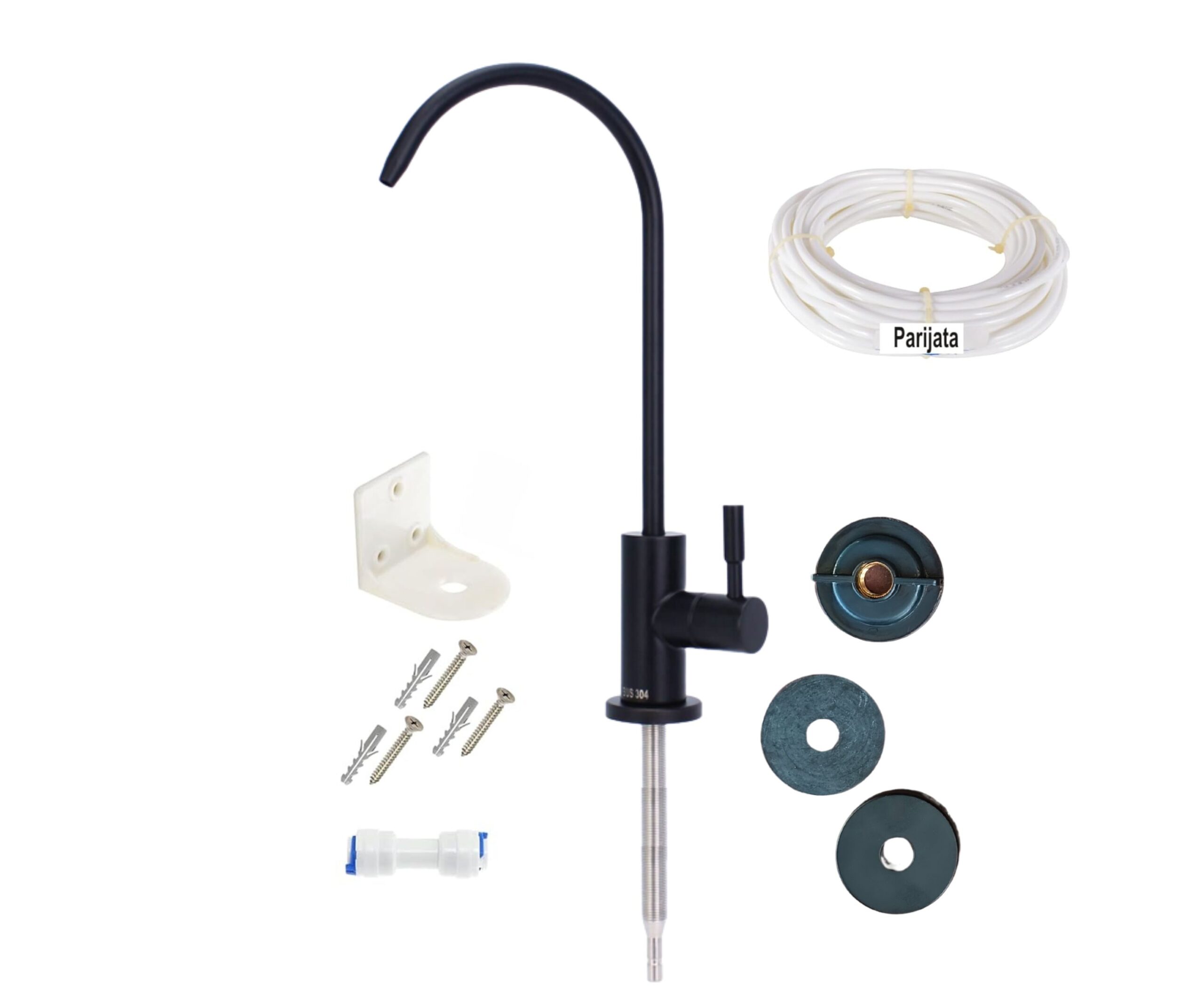 SSBlackfaucetforundersinkrowaterpurifier