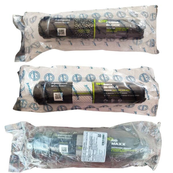 Aquaguard Sedi Shield, Chemi Block & RO Membrane