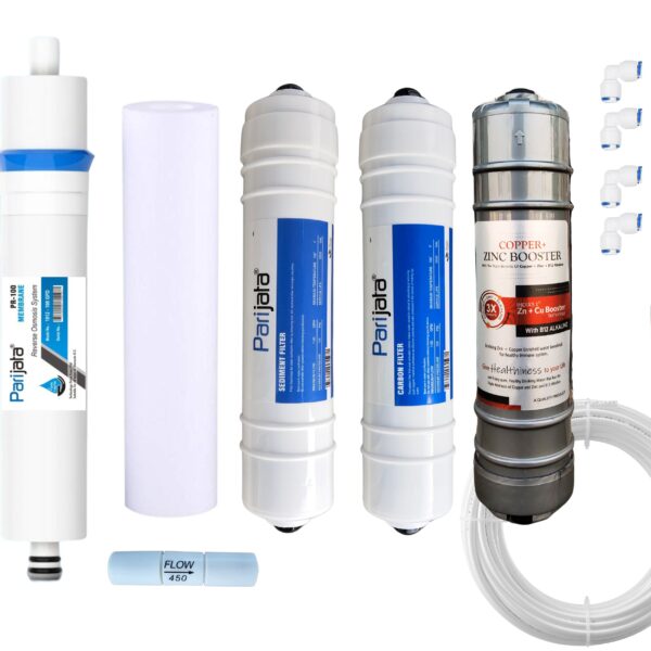 Parijata RO Servicing Kit with 100 GPD Membrane