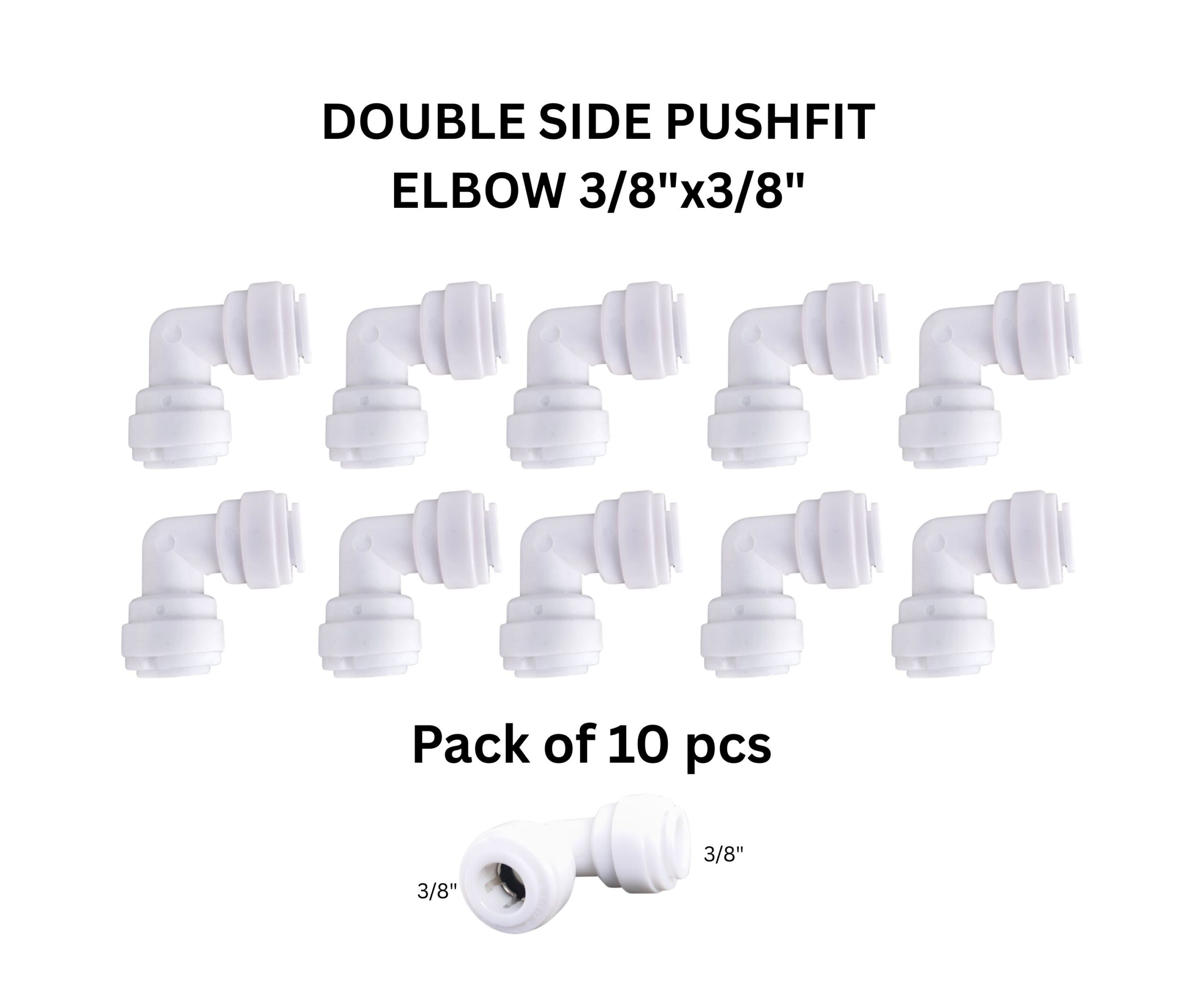 DOUBLE SIDE PUSHFIT ELBOW 38x38