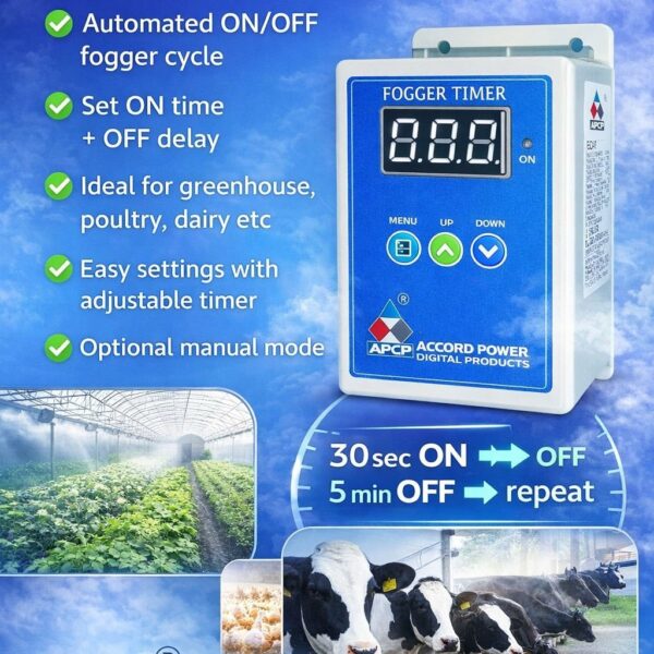 Fogger System Timer for Automatic ON/OFF