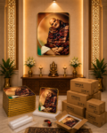Neem Karoli Baba scenery photo frame