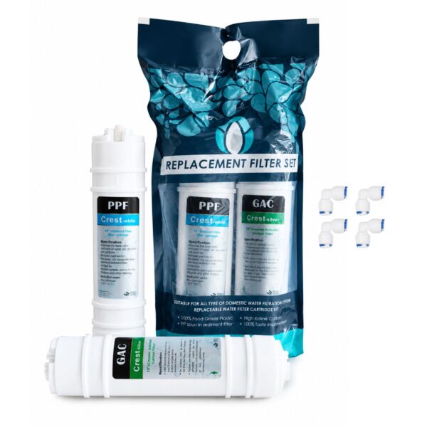 Crest Sediment & Carbon Filter Set for RO Water Purifier
