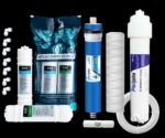 100 GPD Membrane Housing Kit with CREST Sediment & Carbon Filters, 5 Micron Wound Filter