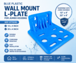 Blue-L-plate-wall-mount-jumbo-housing