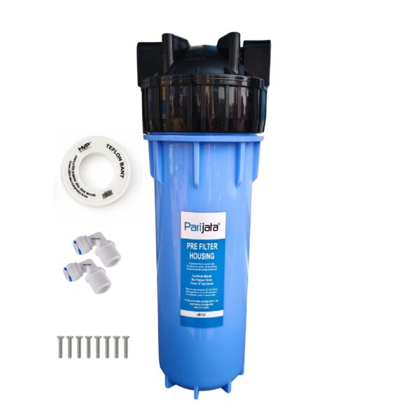 10 Inch Blue Prefilter Housing for 25 LPH RO Water Purifier
