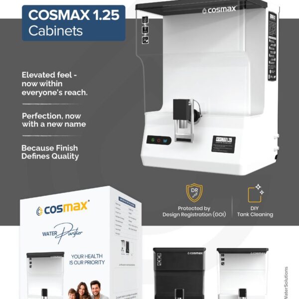 Cosmax RO Water Purifier 9 Ltr RO+UV+TDS (Offer for Jaipur Only)