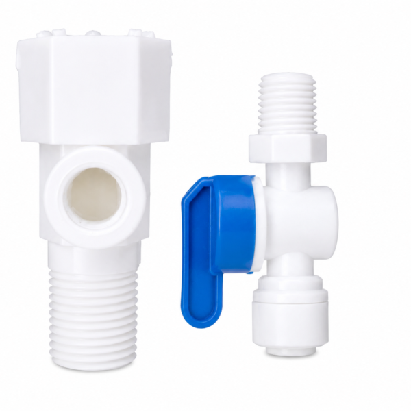 Plastic inlet valve 1/4 inch for RO Water Purifier fitting