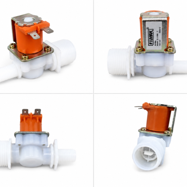 Solenoid valve 12 volts DC , Normally closed, 3/4"x1/4"